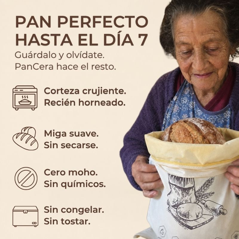 PanCera™ Pan fresco hasta 7 días